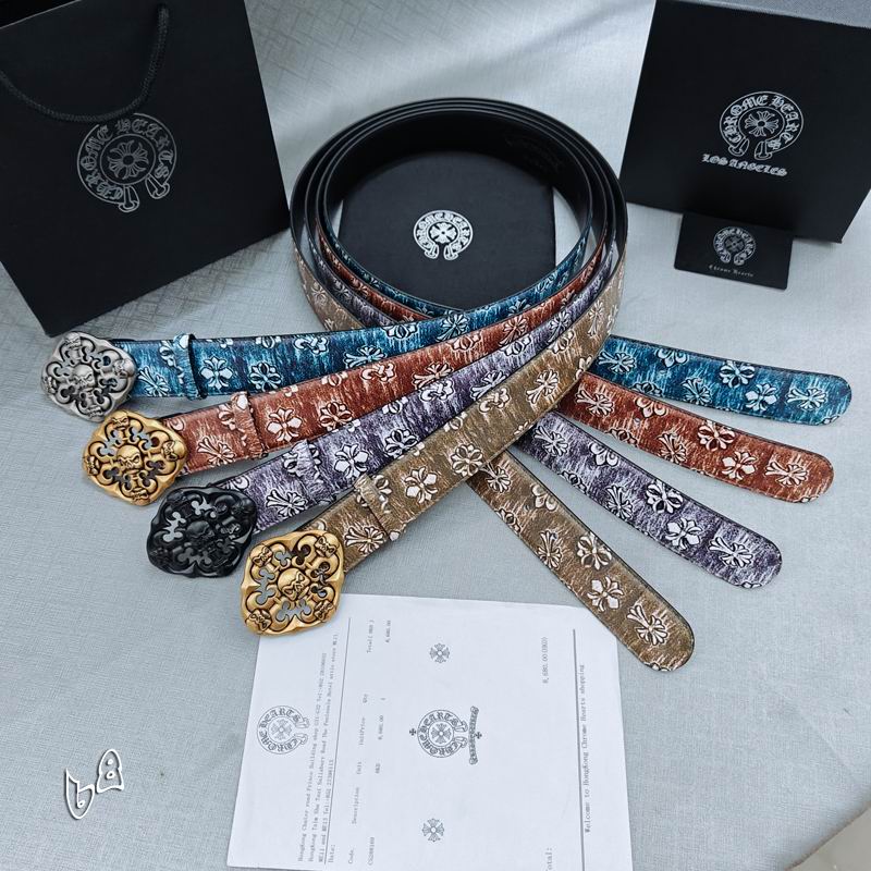 Chrome Hearts belt 38mmX90-125cm lb15